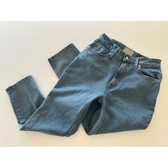Everlane Women’s The Curvy Cheeky Jean Cropped High Waisted Light Wash Size 28 - Picture 1 of 11